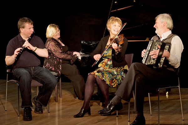 Charlie Harris, Maeve Donnelly & Geraldine Cotter Feakle Festival County Clare Ireland